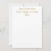 馬 招待状 (裏面)