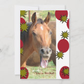 馬 招待状 (裏面)