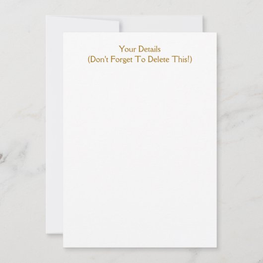 馬 招待状 (裏面)