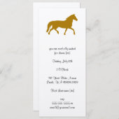 馬 招待状 (正面/裏面)