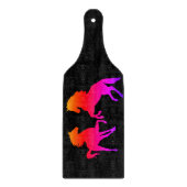 馬 火 竹製まな板 カッティングボード (正面)