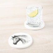 馬：白 コースター (側面)