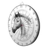 馬：白 ダーツボード (正面右)