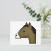 馬 – 絵文字 ポストカード (スタンド正面)