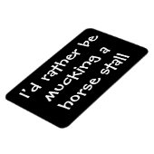 馬、自由に、けちん屋台 マグネット (左側)