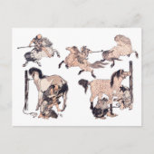 馬（茶色） ポストカード (正面)