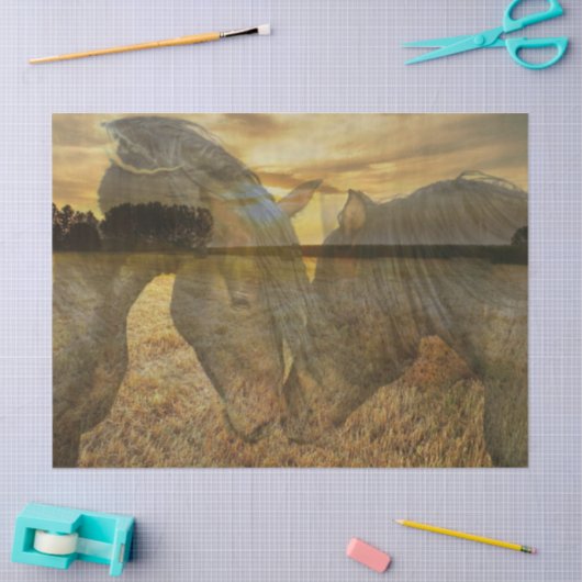 馬 薄葉紙 (クラフト)