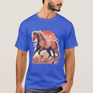 馬 馬術 乗馬 乗馬ギフト 友達へのプレゼント Tシャツ