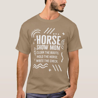 馬 馬 ショー ママ おもしろ 馬 ママ 友達 Tシャツ