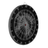 馬：黒 ダーツボード (正面左)