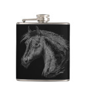 馬：黒 フラスク (正面)