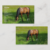 馬#1 名刺 (正面/裏面)