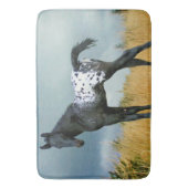 馬- Appaloosaの子馬24" x 36"大きいバス・マット バスマット (正面縦)