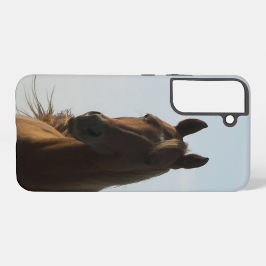 馬 SAMSUNG GALAXYケース (裏面横)