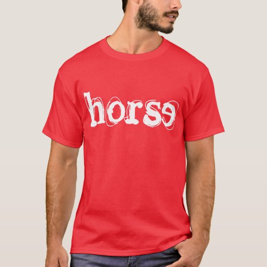 馬 Tシャツ (正面)