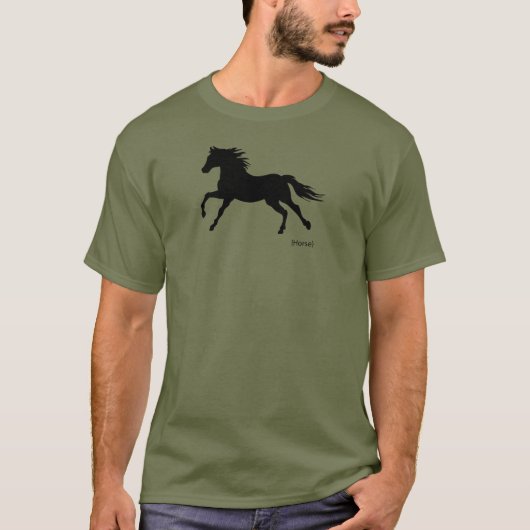 馬 Tシャツ (正面)