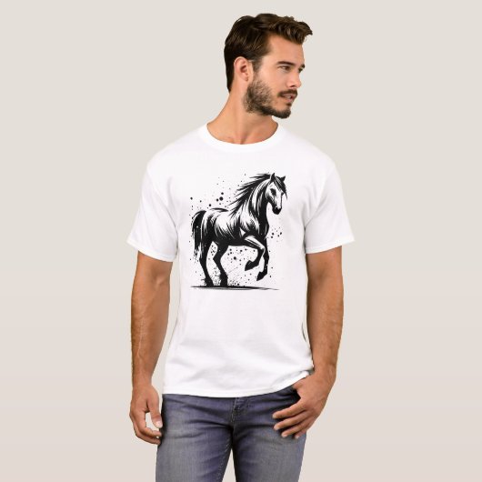 馬 Tシャツ (正面フル)