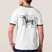 馬 Tシャツ (裏面フル)