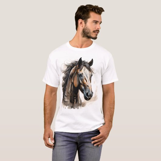 馬 Tシャツ (正面フル)