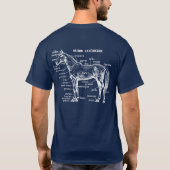 馬 Tシャツ (裏面)