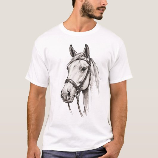 馬 Tシャツ (正面)