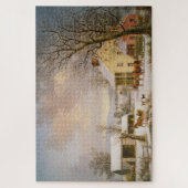 馬 | Winter in the Country | George Durrie ジグソーパズル (縦)