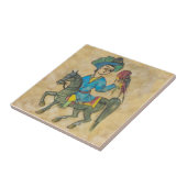 馬c1900レプロペルシャトルコ語ファルコナー タイル (側面)