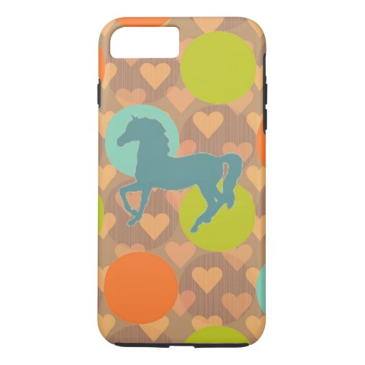 馬iPhone 7プラス強いケース Case-Mate iPhoneケース (裏面)