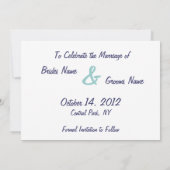 馬n乳母車日付のカー結婚ドを保存 セーブザデート (裏面)