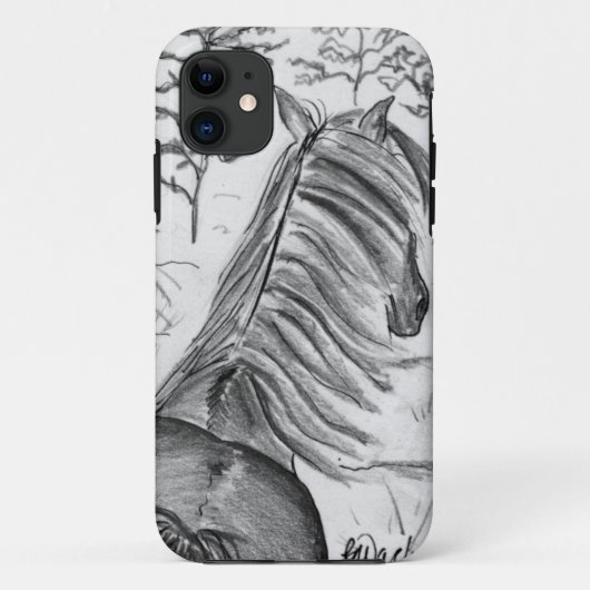 馬No.1の美しい Case-Mate iPhoneケース (裏面)