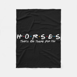 馬Theyll Theyll For You – 馬の馬R フリースブランケット