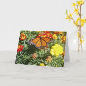 「馴染む」イースターカード カード (黄色い花)