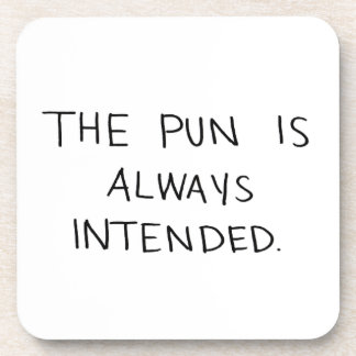 駄洒落は必ず目的がある コースター