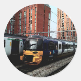 駅で列車を運転する ラウンドシール