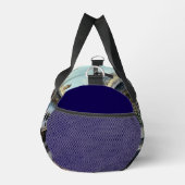 駅で青黄列車 ダッフルバッグ (右)