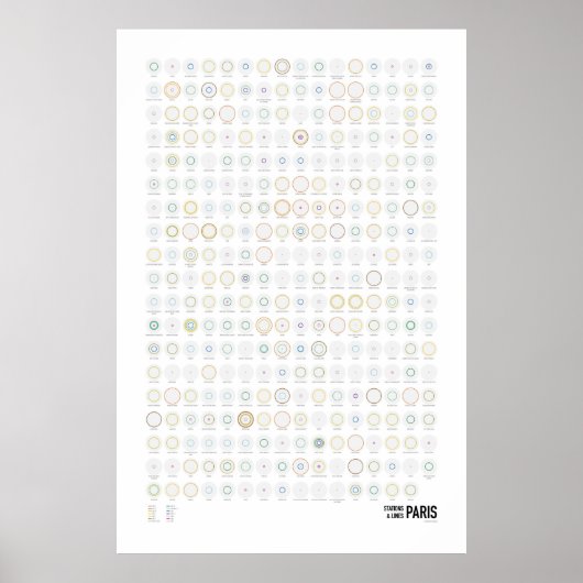 駅とライン:パリ(Light) ポスター (正面)