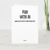 駅の中で カード (裏面)