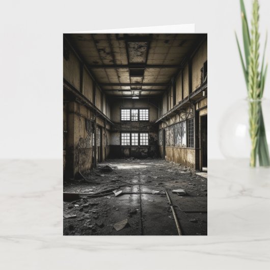 駅の中で カード (正面)