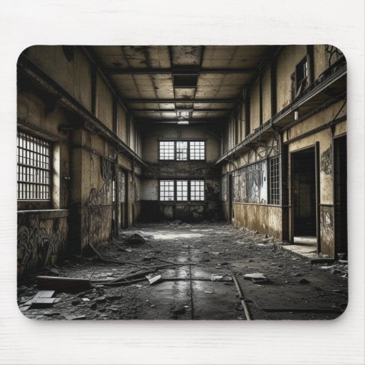 駅の中で マウスパッド (正面)