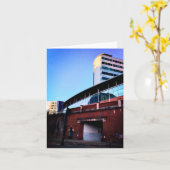 駅の側 カード (黄色い花)