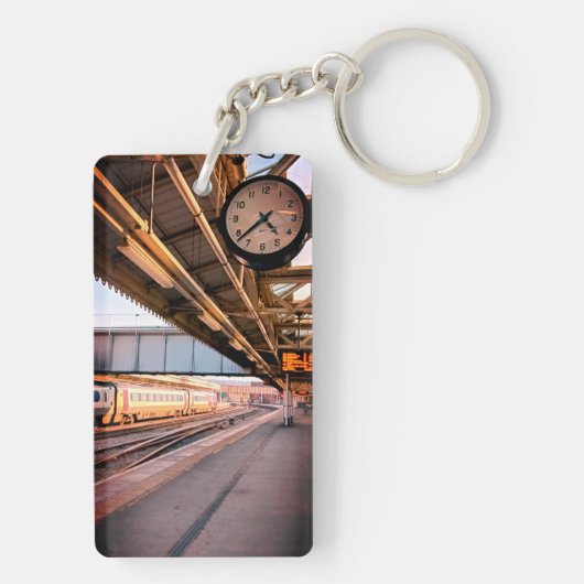 駅の時計 キーホルダー (裏面)