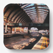 駅の橋 ペーパープレート (正面)