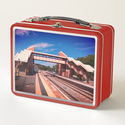 駅の橋 メタルランチボックス (正面)