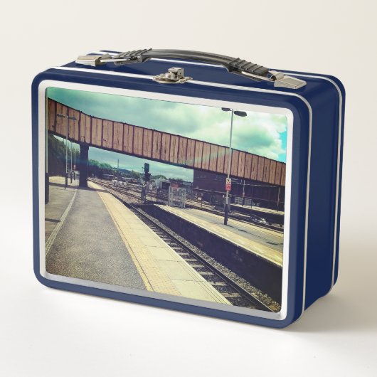 駅の橋 メタルランチボックス (正面)