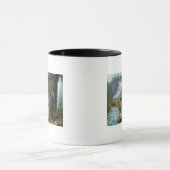 駅の空中眺め マグカップ (中央)