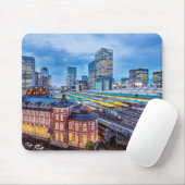 駅の美しい東京シティスカイライン マウスパッド (マウス)