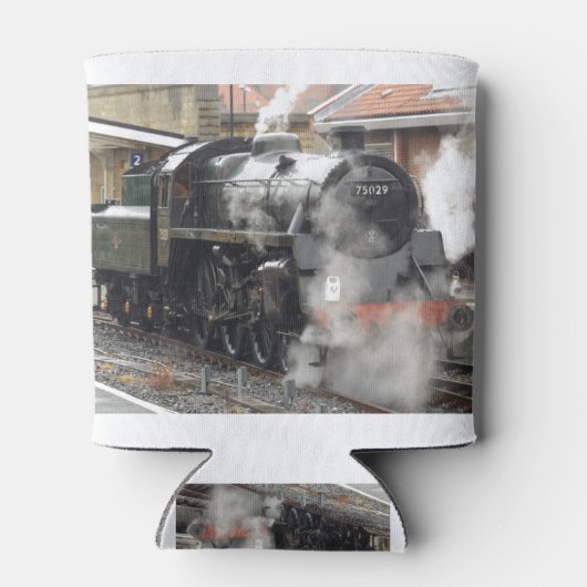 駅の蒸気機関車 缶クーラー (裏面)