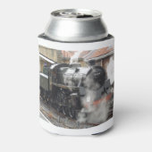 駅の蒸気機関車 缶クーラー (缶裏面)