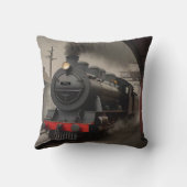 駅の鉄道機関 クッション (裏面)