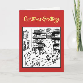 駅員の文房具店クリスマスカード シーズンカード